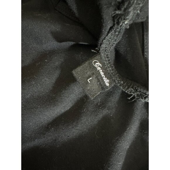 Caracilia Black Sleeveless Romper With Pockets Size L - Picture 3 of 3